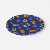 Der Assistent von OZ™ | Halloween-Hexenmuster Pappteller (Schrägansicht)