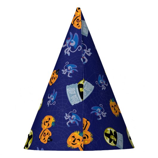 Der Assistent von OZ™ | Halloween-Hexenmuster Partyhütchen (Rückseite)