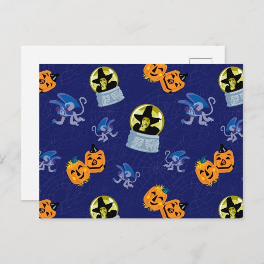 Der Assistent von OZ™ | Halloween-Hexenmuster Postkarte (Vorne/Hinten)