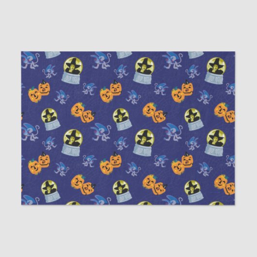 Der Assistent von OZ™ | Halloween-Hexenmuster Seidenpapier (Vorderseite)