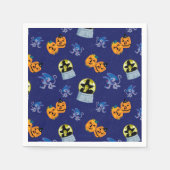 Der Assistent von OZ™ | Halloween-Hexenmuster Serviette (Vorderseite)