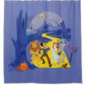 Der Assistent von OZ™ | Halloween Spuk Forest Duschvorhang (Vorderseite)