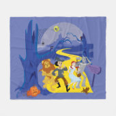 Der Assistent von OZ™ | Halloween Spuk Forest Fleecedecke (Vorderseite (Horizontal))