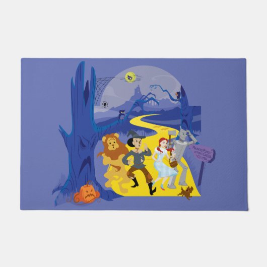 Der Assistent von OZ™ | Halloween Spuk Forest Fußmatte (Vorderseite)