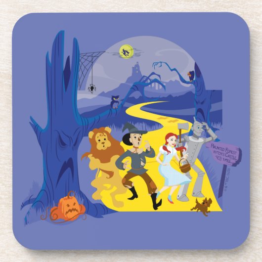 Der Assistent von OZ™ | Halloween Spuk Forest Getränkeuntersetzer (Vorderseite)