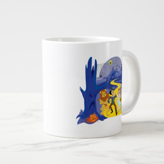 Der Assistent von OZ™ | Halloween Spuk Forest Jumbo-Tasse (Vorderseite Rechts)