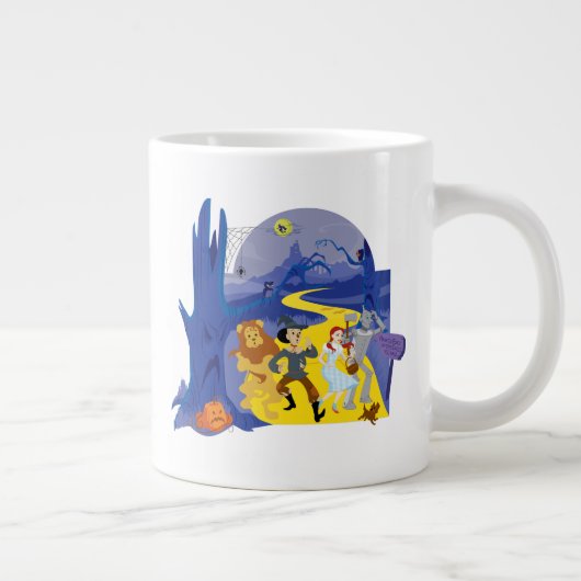 Der Assistent von OZ™ | Halloween Spuk Forest Jumbo-Tasse (Rechts)