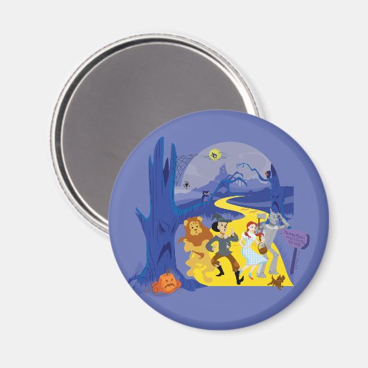 Der Assistent von OZ™ | Halloween Spuk Forest Magnet (Vorderseite/Rückseite)