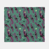 Der Assistent von OZ™ | Hexenmuster Fleecedecke (Vorderseite (Horizontal))