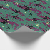 Der Assistent von OZ™ | Hexenmuster Geschenkpapier (Ecke)