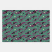 Der Assistent von OZ™ | Hexenmuster Geschenkpapier Set (Vorderseite 3)