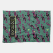 Der Assistent von OZ™ | Hexenmuster Geschirrtuch (Horizontal)