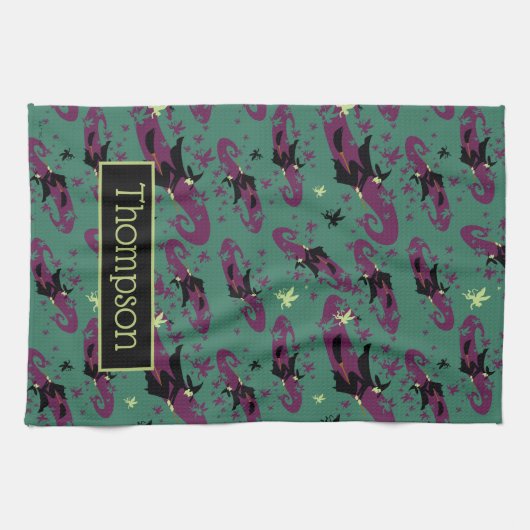 Der Assistent von OZ™ | Hexenmuster Geschirrtuch (Horizontal)