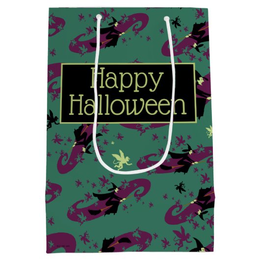 Der Assistent von OZ™ | Hexenmuster Mittlere Geschenktüte (Rückseite)