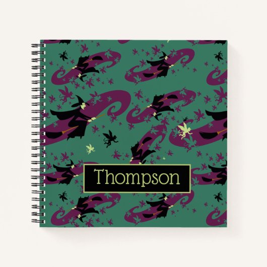 Der Assistent von OZ™ | Hexenmuster Notizblock (Vorderseite)