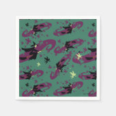 Der Assistent von OZ™ | Hexenmuster Serviette (Vorderseite)