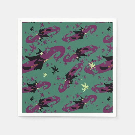 Der Assistent von OZ™ | Hexenmuster Serviette (Vorderseite)