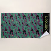 Der Assistent von OZ™ | Hexenmuster Strandtuch (Vorderseite)