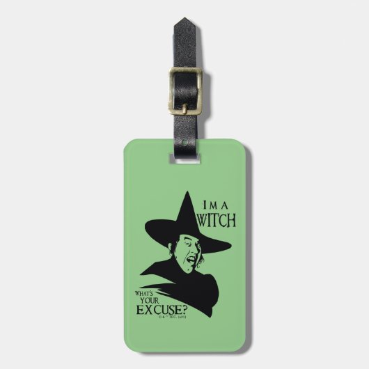 Der Assistent von OZ™ | Ich bin eine Hexe Gepäckanhänger (Vorderseite vertikal)