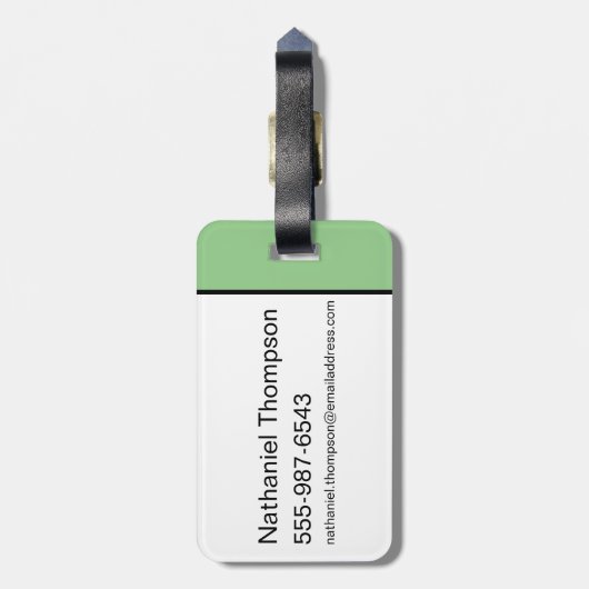 Der Assistent von OZ™ | Ich bin eine Hexe Gepäckanhänger (Rückseite vertikal)