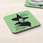 Der Assistent von OZ™ | Ich bin eine Hexe Getränkeuntersetzer (Linke Seite)