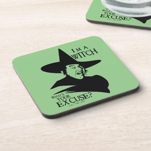 Der Assistent von OZ™ | Ich bin eine Hexe Getränkeuntersetzer (Linke Seite)