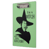 Der Assistent von OZ™ | Ich bin eine Hexe Klemmbrett (Links)