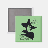 Der Assistent von OZ™ | Ich bin eine Hexe Magnet (Vorderseite/Rückseite)