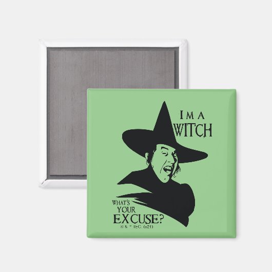 Der Assistent von OZ™ | Ich bin eine Hexe Magnet (Vorderseite/Rückseite)