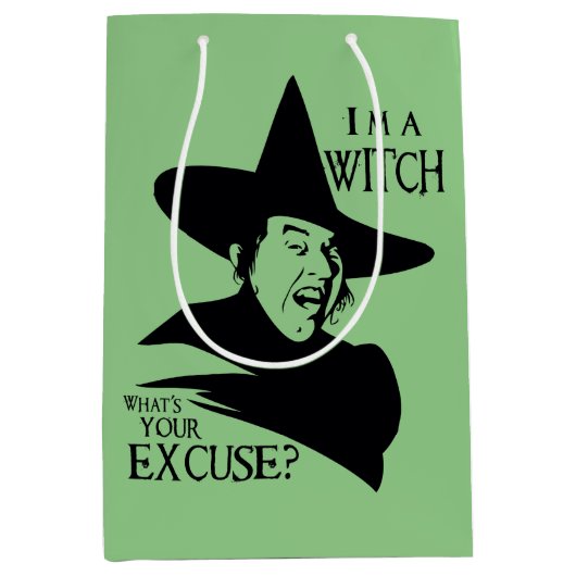 Der Assistent von OZ™ | Ich bin eine Hexe Mittlere Geschenktüte (Vorderseite)