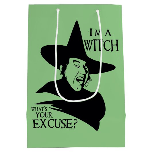 Der Assistent von OZ™ | Ich bin eine Hexe Mittlere Geschenktüte (Rückseite)