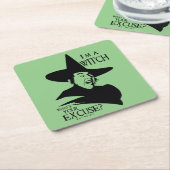 Der Assistent von OZ™ | Ich bin eine Hexe Rechteckiger Pappuntersetzer (angewinkelt)