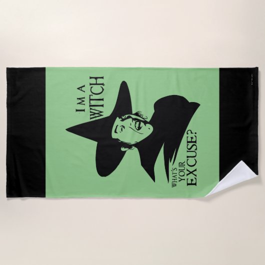Der Assistent von OZ™ | Ich bin eine Hexe Strandtuch (Vorderseite)