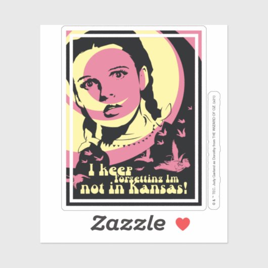 Der Assistent von OZ™ | Ich bin nicht in Kansas Aufkleber (Blatt)