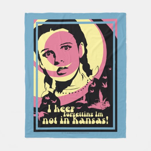 Der Assistent von OZ™ | Ich bin nicht in Kansas Fleecedecke (Vorderseite)