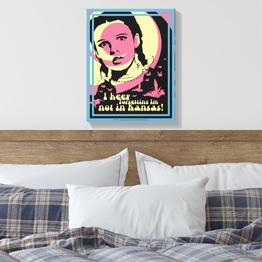 Der Assistent von OZ™ | Ich bin nicht in Kansas Leinwanddruck (Insitu (Schlafzimmer))