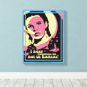 Der Assistent von OZ™ | Ich bin nicht in Kansas Leinwanddruck (Insitu (Holzboden))