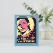 Der Assistent von OZ™ | Ich bin nicht in Kansas Postkarte (Stehend Vorderseite)