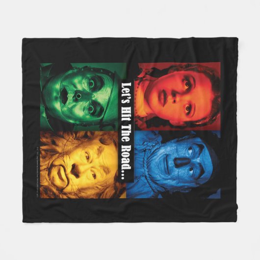 Der Assistent von OZ™ | Lasst uns die Straße überw Fleecedecke (Vorderseite (Horizontal))