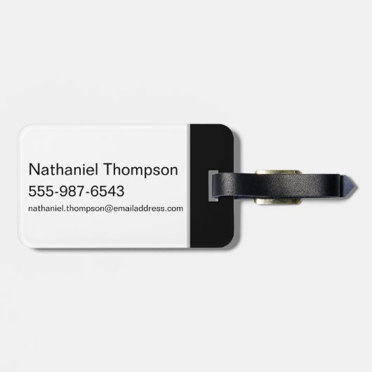 Der Assistent von OZ™ | Lasst uns die Straße überw Gepäckanhänger (Rückseite horizontal)