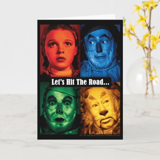 Der Assistent von OZ™ | Lasst uns die Straße überw Karte (Gelbe Blume)