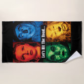 Der Assistent von OZ™ | Lasst uns die Straße überw Strandtuch (Vorderseite)