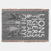 Der Assistent von OZ™ | Löwen Tigers & Bars Oh My! Decke (Vorderseite)