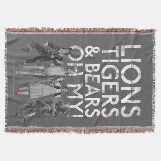 Der Assistent von OZ™ | Löwen Tigers & Bars Oh My! Decke (Vorderseite)