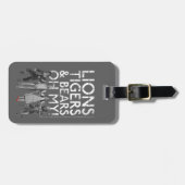 Der Assistent von OZ™ | Löwen Tigers & Bars Oh My! Gepäckanhänger (Vorderseite horizontal)