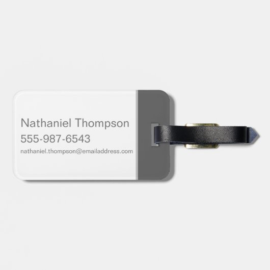 Der Assistent von OZ™ | Löwen Tigers & Bars Oh My! Gepäckanhänger (Rückseite horizontal)