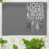 Der Assistent von OZ™ | Löwen Tigers & Bars Oh My! Geschirrtuch (Gefaltet)