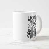 Der Assistent von OZ™ | Löwen Tigers & Bars Oh My! Jumbo-Tasse (Vorderseite Rechts)