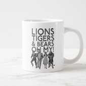 Der Assistent von OZ™ | Löwen Tigers & Bars Oh My! Jumbo-Tasse (Rechts)