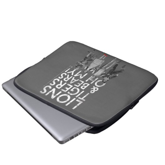 Der Assistent von OZ™ | Löwen Tigers & Bars Oh My! Laptopschutzhülle (Vorne Knopf)